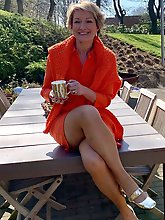 Mature MILF is covered with cum