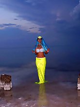 Eltons evening at the seaside pier