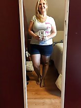 Impressive females getting nude