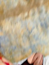 Blonde Mature Marta In Red Dress and Black Pantyhose