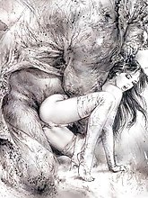 Posh mature bitch is taking off her underwear for a photoshoot