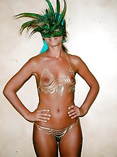 Old bitch playing alone