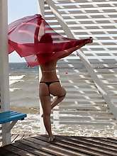 On the Kuchugury beach