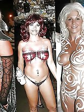 American sluts playing with their hooters