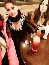 Mature ladies in hot dress