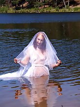 Lory with two fingers in her vagina