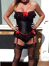 Seductive older granny trying to seduce