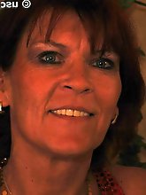 Photo shoot with german amateur redhead MILF Angela